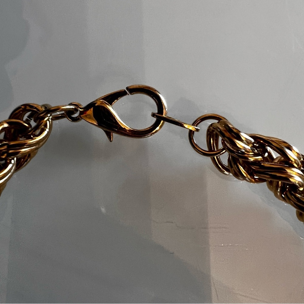 Source Unknown Gold Chunky Chain Necklace - Picture 3 of 6